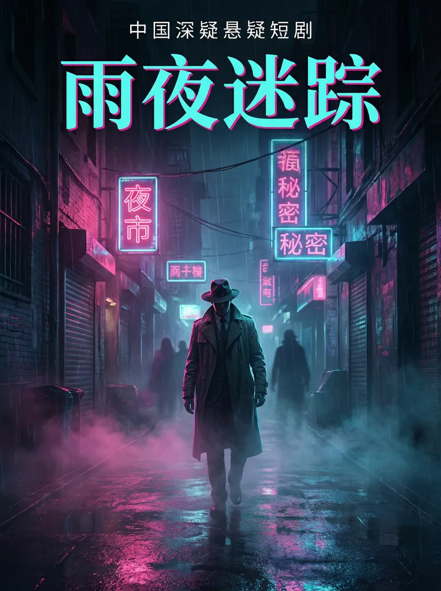 坐爱电影 悬疑追踪短剧 - 雨夜迷踪海报
